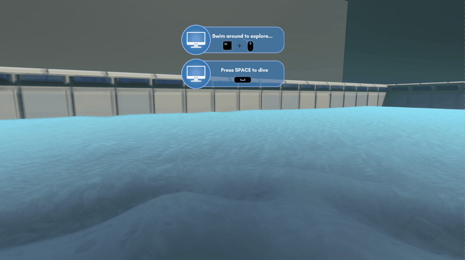 Former dive VFX in the game.