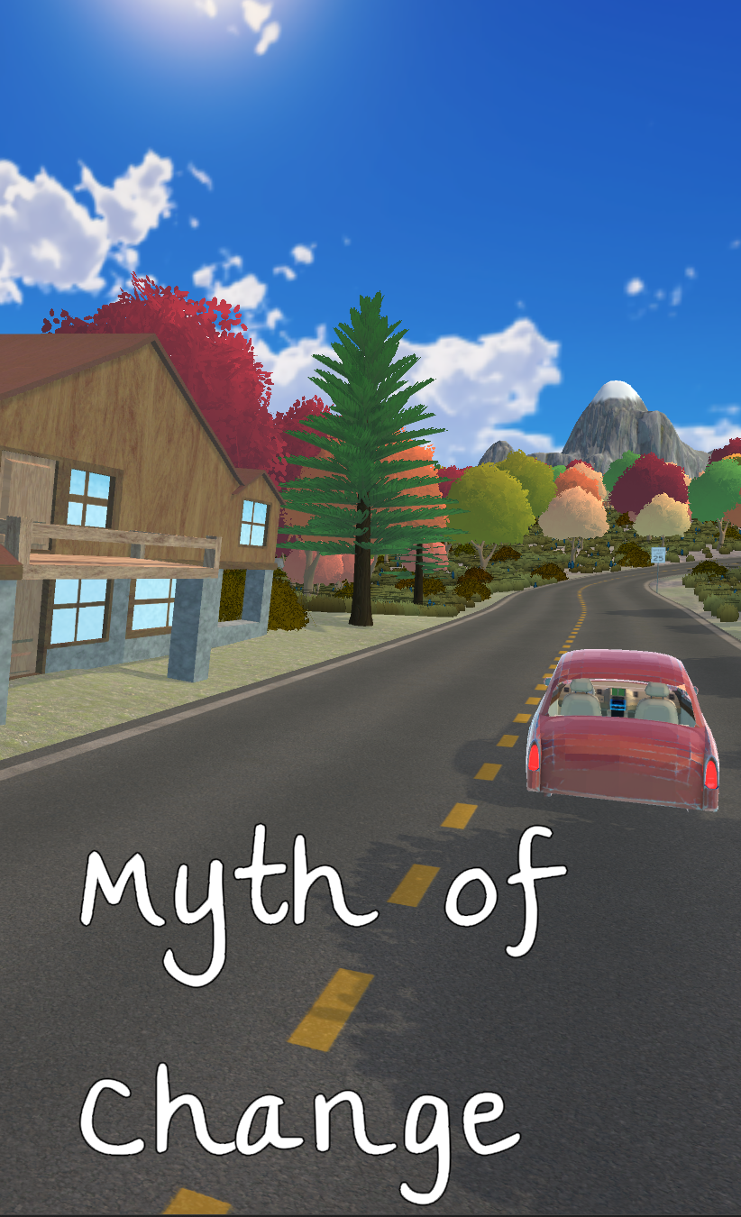 the title screen of Myth of Change